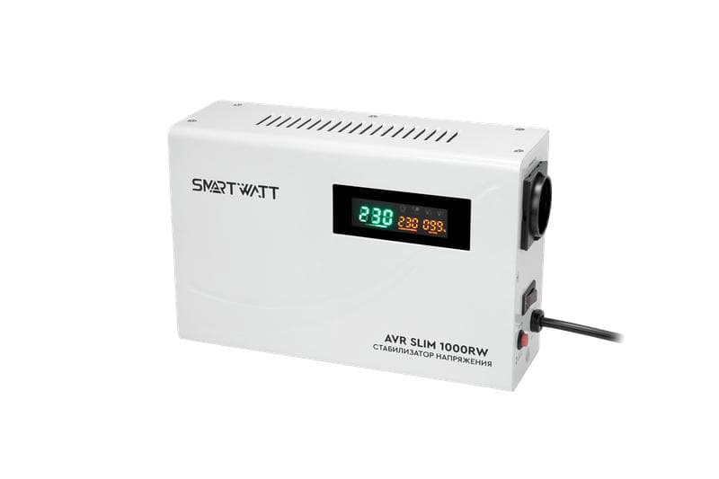Стабилизатор напряжения настенный SMARTWATT AVR SLIM 1000RW 4512020310001